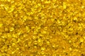 Golden glass granules