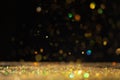 Golden glitter background