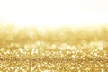 Golden glitter background