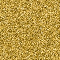 Golden glitter made of hearts.