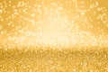 Golden glitter party background or gold champaign color gliter sparkel Christmass backround Royalty Free Stock Photo