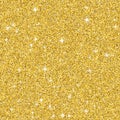Golden glitter pattern texture with star. Abstract background glowing premium banner. Royalty Free Stock Photo