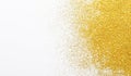 Golden glitter sand texture, abstract background. Royalty Free Stock Photo