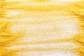 Golden glitter sand texture, abstract background. Royalty Free Stock Photo