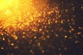 Golden glitter texture Colorfull Blurred abstract background for birthday, anniversary, wedding, new year eve or Christmas Royalty Free Stock Photo