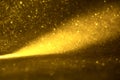 Golden glitter texture Colorfull Blurred abstract background for birthday, anniversary, wedding, new year eve or Christmas Royalty Free Stock Photo