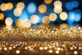 golden glitter vintage lights background. defocused. abstract background Royalty Free Stock Photo