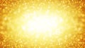 Golden glittering background. Sparkle glitter texture with the bokeh and the lights Royalty Free Stock Photo