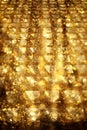 Golden Glittering Bling Party Geometric Background