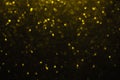 Golden Glittering Defocused Lights Abstract Background stock photo Royalty Free Stock Photo