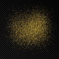 Golden glittering vector backdrop