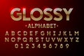 Golden Glossy font