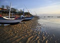 Golden Glow of Dawn on the Sanur Beach, Bali Indonesia