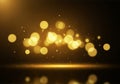 Golden Glow Reflection Abstract Background Royalty Free Stock Photo
