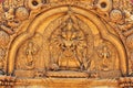 Golden goddess Taleju on temple entrance