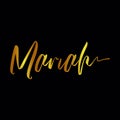 MARIAH mariah Handwritten name signature logo