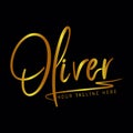OLIVER, oliver Handwritten logo design
