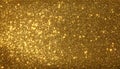 Gold Glitter Selective Focus Royalty Free Stock Photo