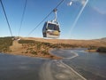 Golden Gondola on the mountain Zlatibor in Serbia