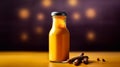 Golden goodness in a bottle, turmeric elixir for a healthy journey.