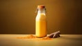 Golden goodness in a bottle, turmeric elixir for a healthy journey.