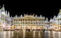 Golden Grand Place Royalty Free Stock Photo