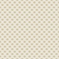 Golden grid pattern. Vector abstract geometric seamless texture with subtle mesh Royalty Free Stock Photo