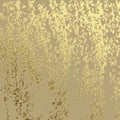 Golden grunge texture for creating patina scratch gold effect. Vector illustration