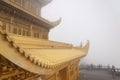 Golden hall buddhist temple emeishan china