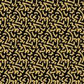 Golden hand drawn textured background, seamless pattern black golden shimmer shiny background