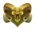 Golden head dragon