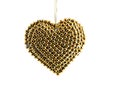 Golden Heart of Christmas Royalty Free Stock Photo