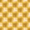 Golden Honey Bees Texture repeat pattern background design