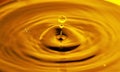 Golden Honey Drop Royalty Free Stock Photo