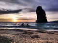 Golden Horizon: Basking in the Serene Sunset of Phi Phi Islands