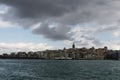 Golden Horn Bay, View of the old city of Istanbul Royalty Free Stock Photo