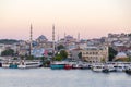 The Golden Horn in Istanbul, Turkey Royalty Free Stock Photo