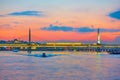 The Golden Horn Metro Bridge in Istanbul