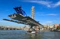 Golden Horn Metro Bridge in Istanbul,Turkey