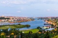 Golden Horn view from Pierre Loti Hill. Istanbul, Turkey Royalty Free Stock Photo