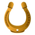 Golden horseshoe image Royalty Free Stock Photo