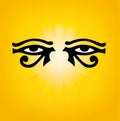 Golden horus ra eyes