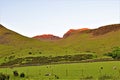 Golden hour at the ascent path of Scafell Pike, Wasdale.