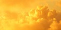 Golden Hour Cloudscape Dramatic Sky Sunrise Sunset Yellow Clouds Atmospheric Background Royalty Free Stock Photo