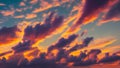 Golden Hour Elegance: Majestic Cloud Formation