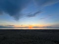 Golden Hour Glow: Sunset at Durres Beach