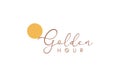 Golden Hour, Logo Design