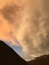 Golden Hour at Outer Kora around Mount Kailash in August in Tibet, China.