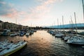 Golden Hour at Quai Gustave Ador, Geneva, Switzerland