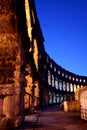 Golden hour in the Roman amphitheatre